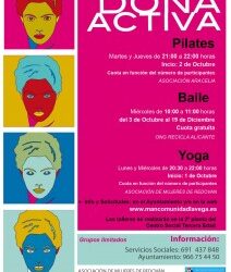 En octubre se inician los talleres para mujeres del Programa DONA ACTIVA