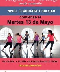 Reiniciamos Taller Gratuito de Baile para Mujeres Nivel II Salsa y Bachata.
