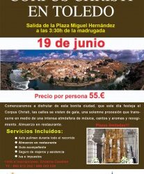 Excursion Toledo «Fiesta Corpus Christi»