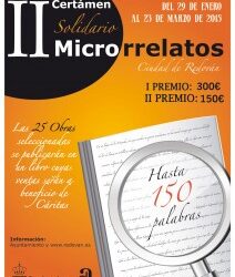 II CERTAMEN SOLIDARIO DE MICRORELATOS CIUDAD DE REDOVÁN