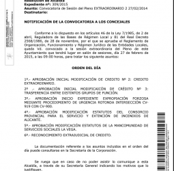 PLENO MUNICIPAL 27 FEBRERO