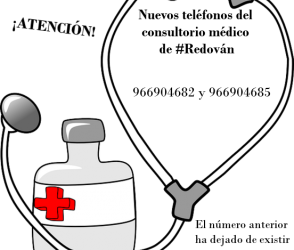 Nuevos teléfonos en el Consultorio Médico