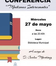 Conferencia sobre modismos en la Biblioteca