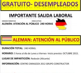 Curso de Alemán gratuito para desempleados