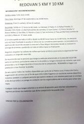 Recomendaciones V Carrera Popular Villa de Redován 5 Km y 10 Km