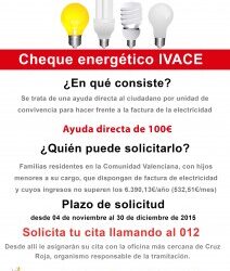 Solicita tu ayuda del cheque energético