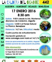 Nuevo recorrido senderista ‘La Caldera del Gigante’