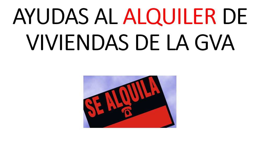La Conselleria de Vivienda ha convocado ayudas al alquiler 2016
