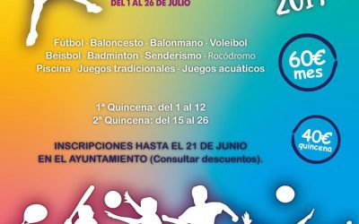 Escuela de Verano Deportiva, Redován 2019