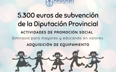 La Diputación Provincial subvenciona con 5.303 euros varios programas del Ayuntamiento de Redován