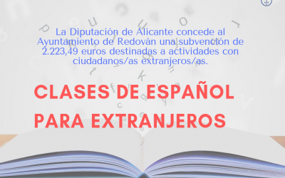 La Diputación de Alicante subvenciona al Ayuntamiento de Redován con más de 5.700 euros destinados programas sociales
